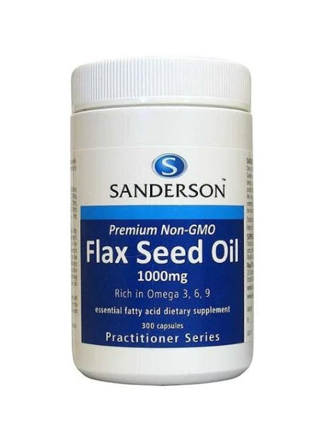 Sanderson Flax Seed Oil 1000mg - 300 caps