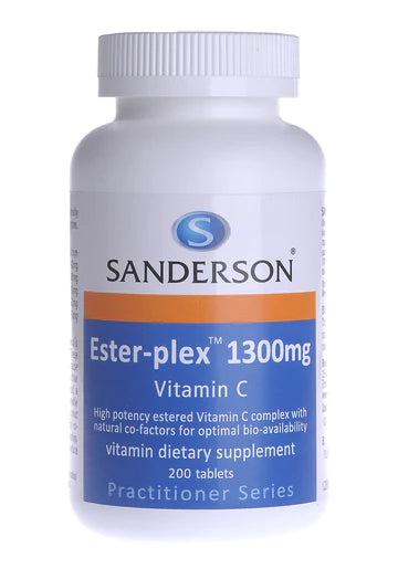 Sanderson Ester-plex 1300mg Vitamin C - 200tabs
