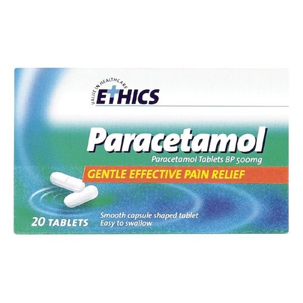 Ethics Paracetamol 500mg - 20 tabs