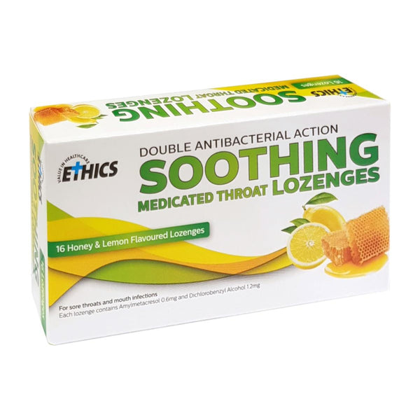 Ethics Soothing Medicated Throat Lozenges - 16s