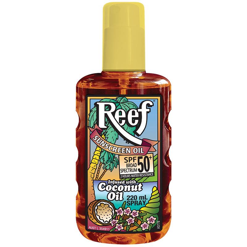 Reef Coconut Sunscreen Oil Spray SPF 50 - 220mL