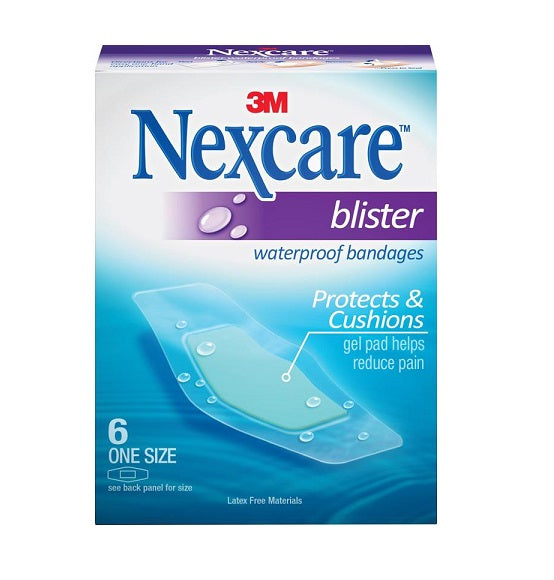 Nexcare Blister Waterproof Plasters - 6 pk