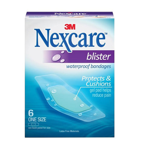 Nexcare Blister Waterproof Plasters - 6 pk