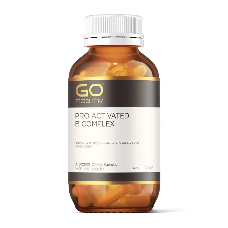 Go Healthy Pro Activated B Complex - 60cap