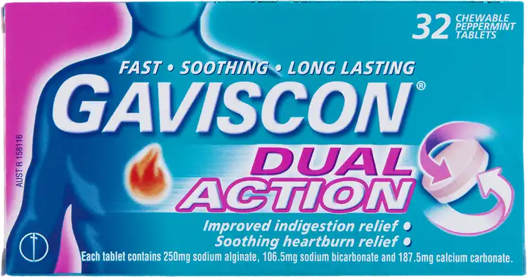 Gaviscon Dual Action - 32 tabs