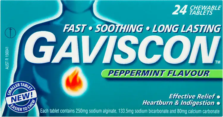 Gaviscon Peppermint Flavour - 24s