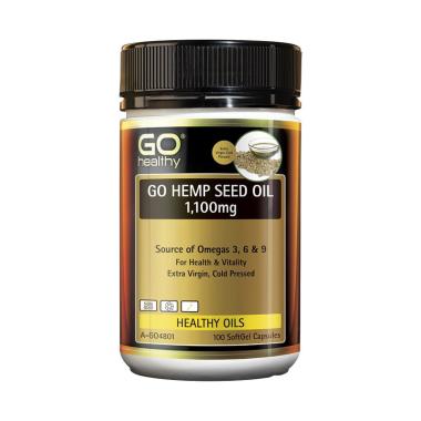Go Healthy Go Hemp Seed Oil 1100mg - 100caps