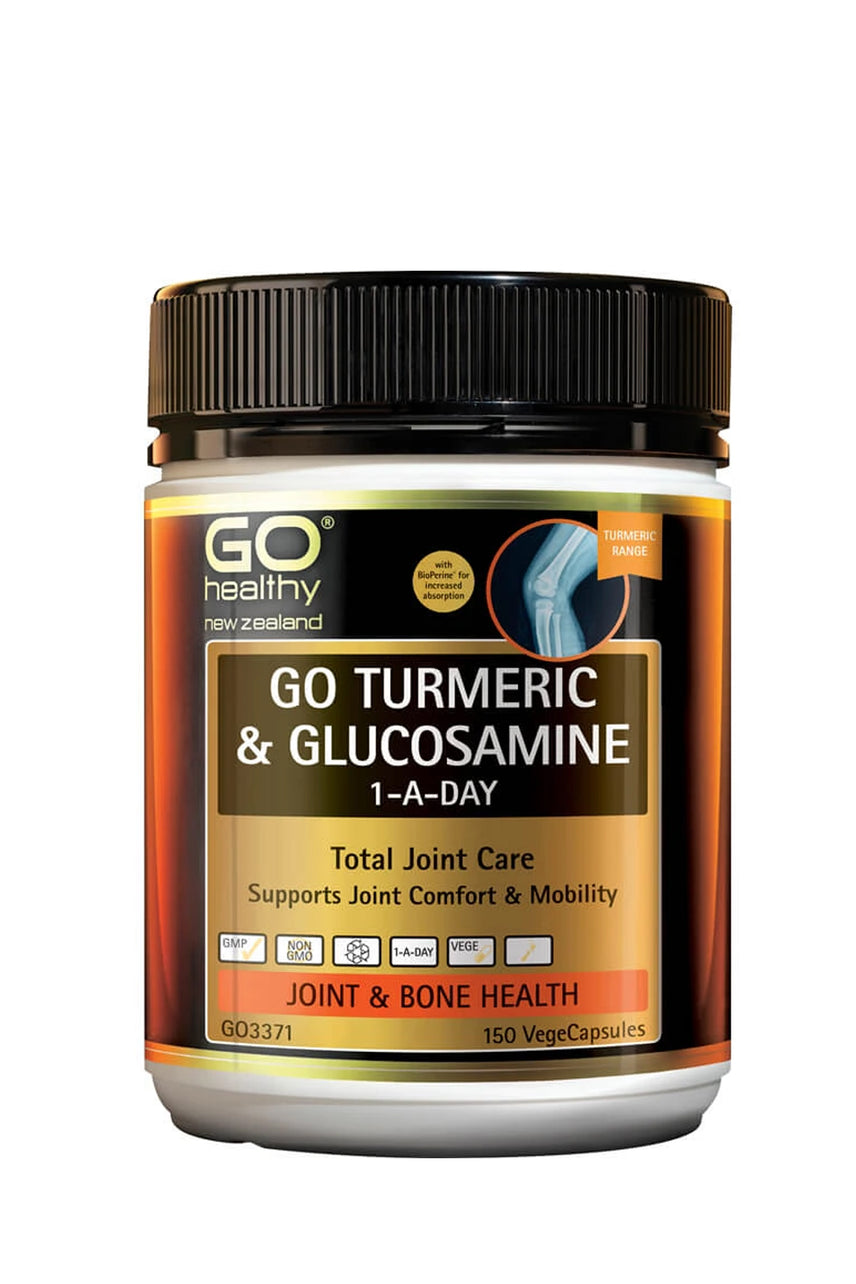 Go Healthy Go Turmeric + Glucosamine 1-A-Day - 150caps