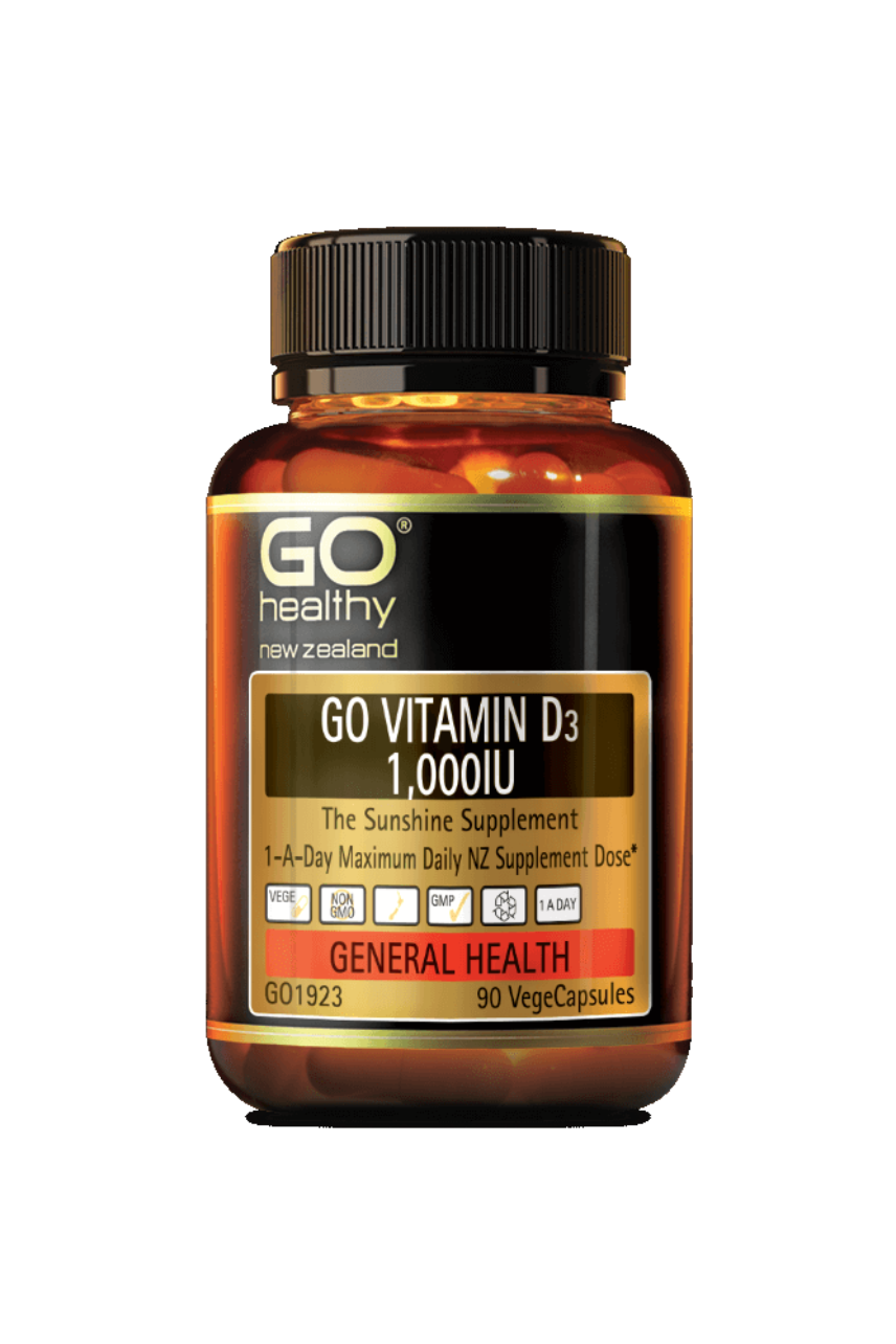 Go Healthy Go Vitamin D3 1000 IU - 90caps