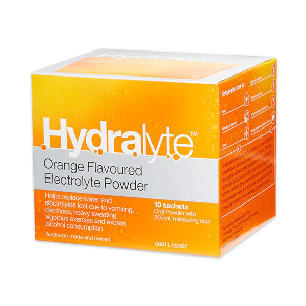 Hydralyte Powder Orange 5g - 10 Sachets