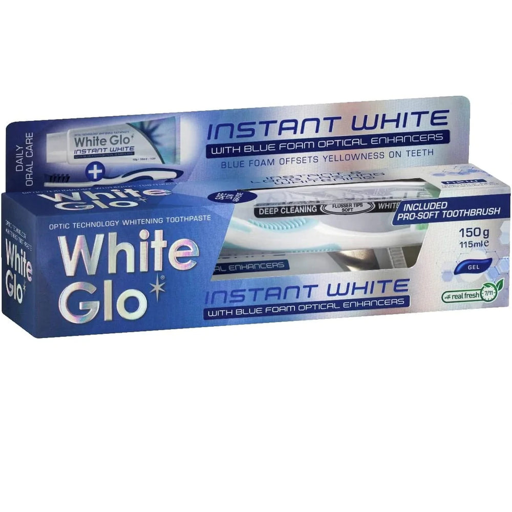 White Glo Toothpaste Instant White - 150g