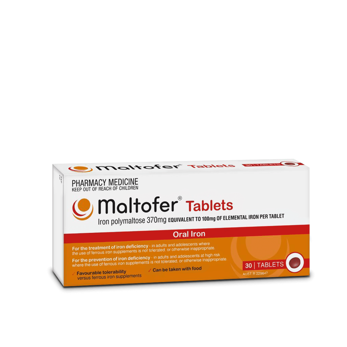 Maltofer Iron Polymaltose 370mg - 30tabs