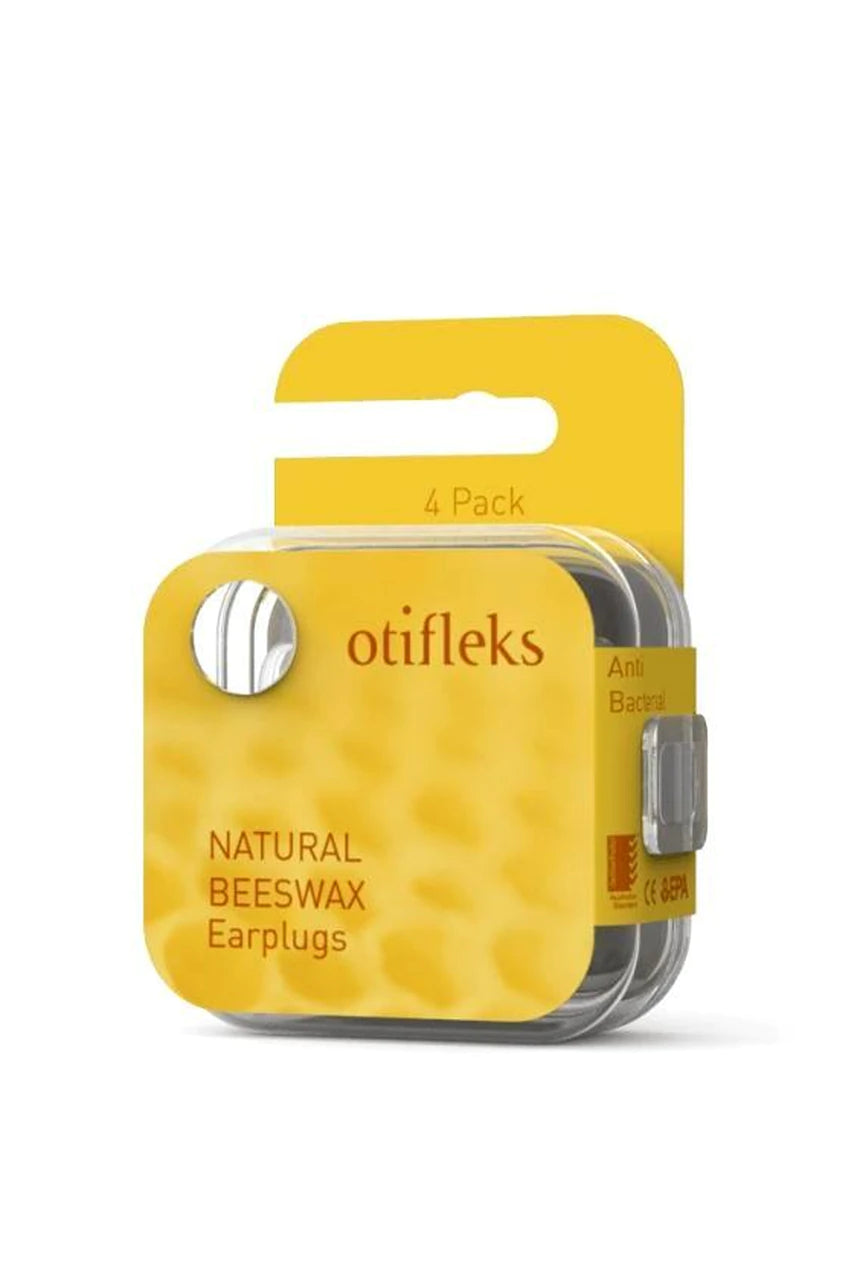 Otifleks Natural Beeswax Ear Plugs - 4pk