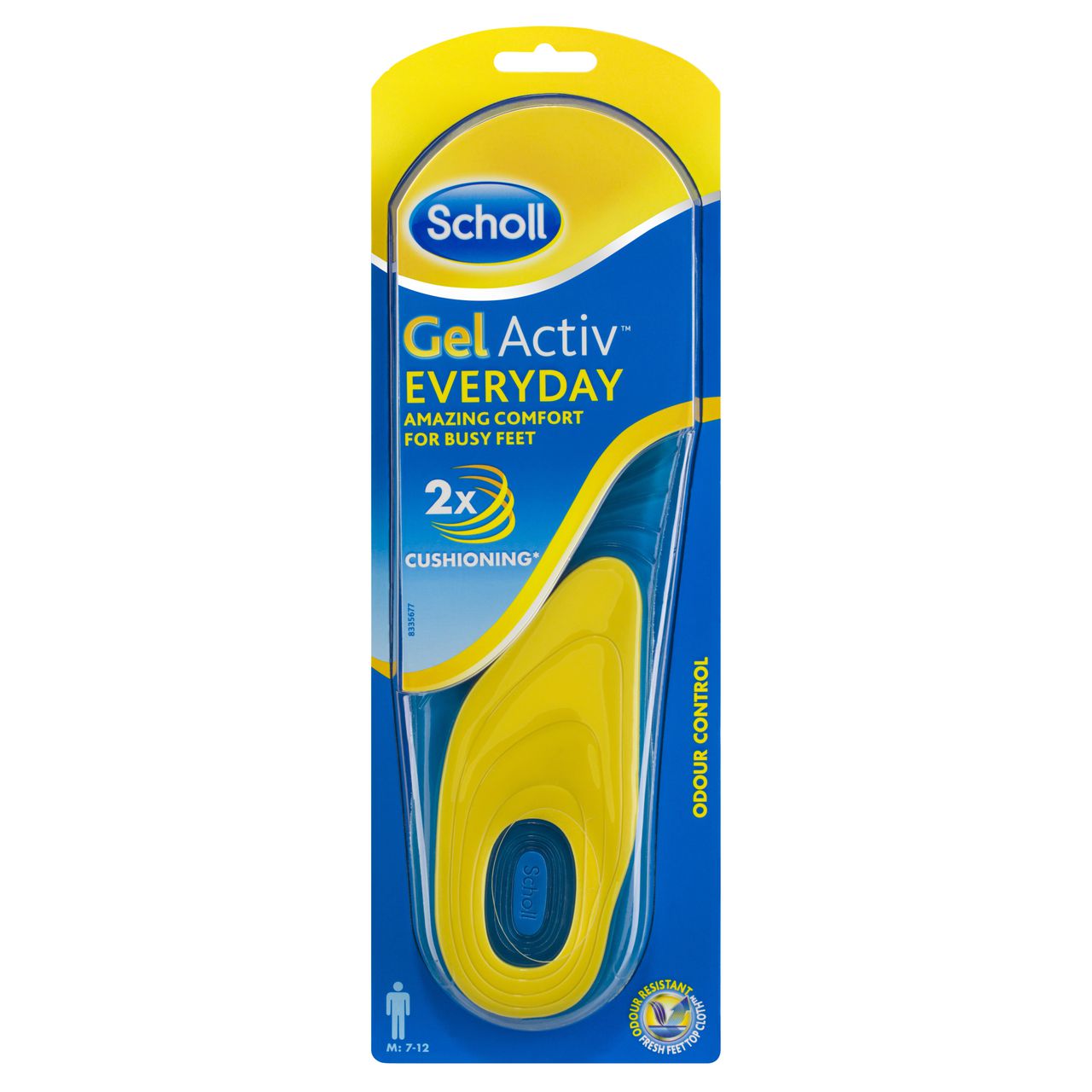 Scholl Gel Activ Everyday Men - 2s