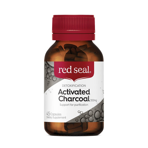 Red Seal Activated Charcoal 300mg - 45 caps