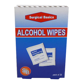 surgical basics 880 Alcohol Wipes 20pk