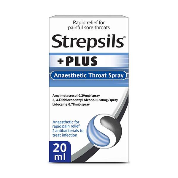 Strepsils Plus Anaesthetic Throat Spray - 20ml