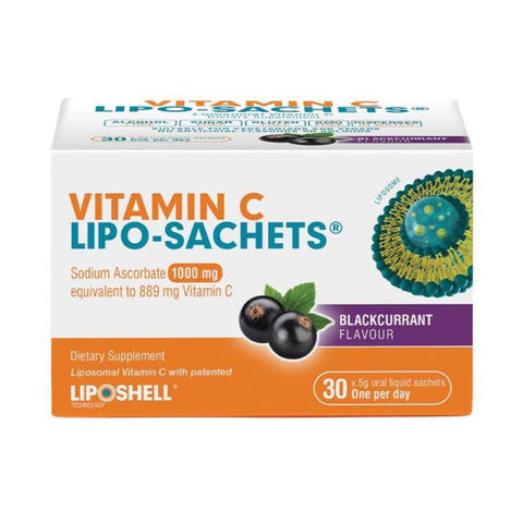 Liposhell Vitamin C Lipo-Sachet - Blackcurrant - 30 Sachets