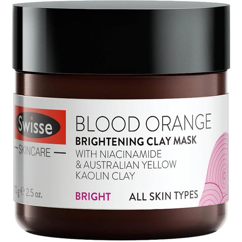 Swisse Skincare Blood Orange Brightening Clay Mask - 70g