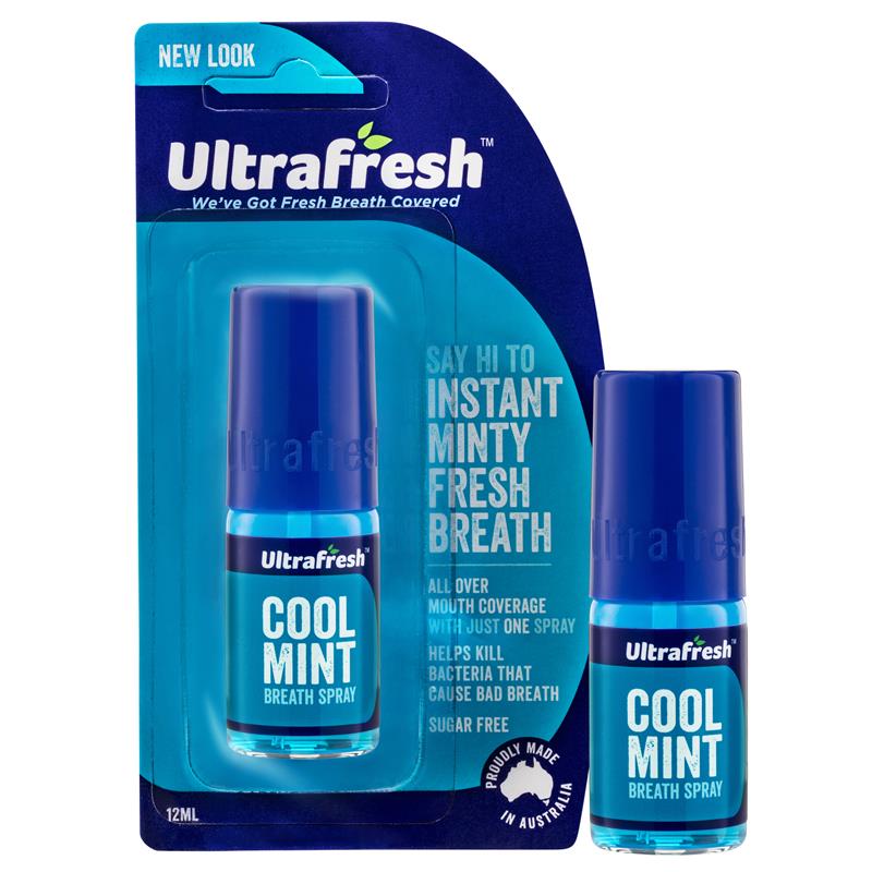 Ultrafresh Breath Spray Cool Mint - 12mL