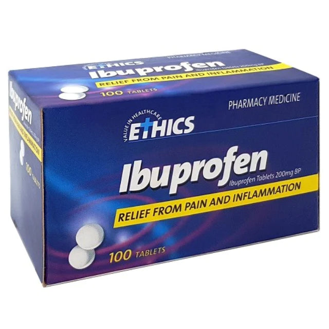 Ethics Ibuprofen 200mg - 100 tabs