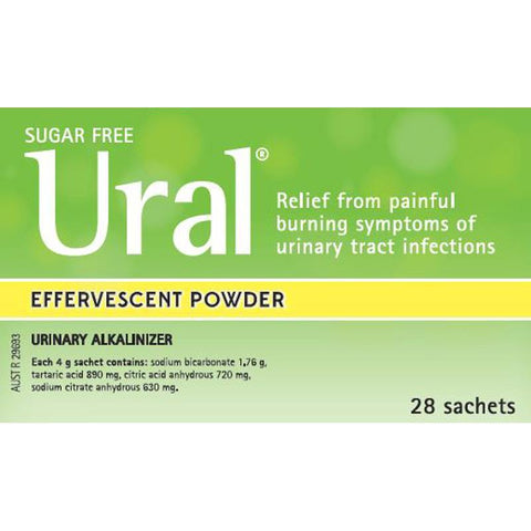 Ural Effervescent Powder Sachets 4g - 28pk