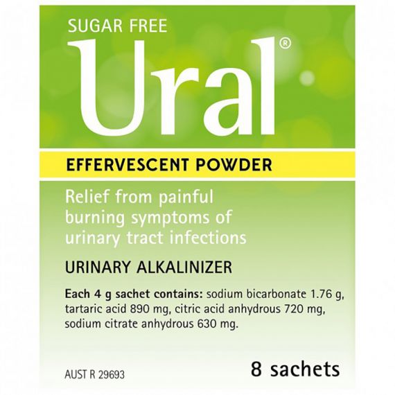 Ural Effervescent Powder Sachets, 4g - 8pk