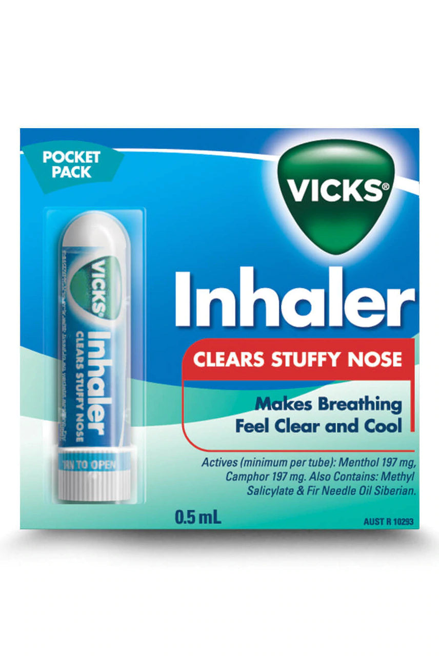 Vicks Inhaler Nasal Vapor Breather Tubes - 0.5ml