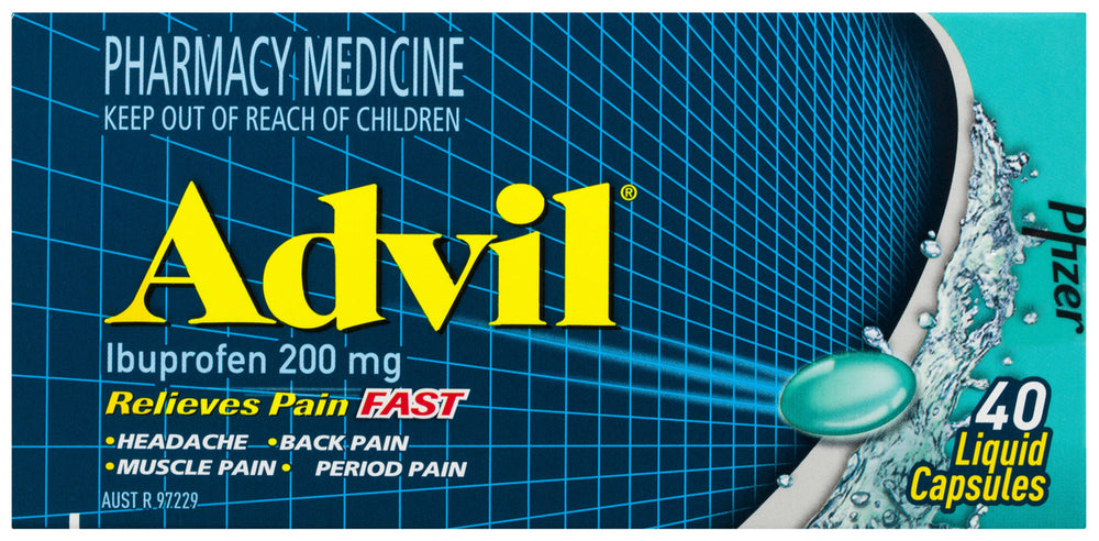 Advil Liquid Capsules - 40 Pack