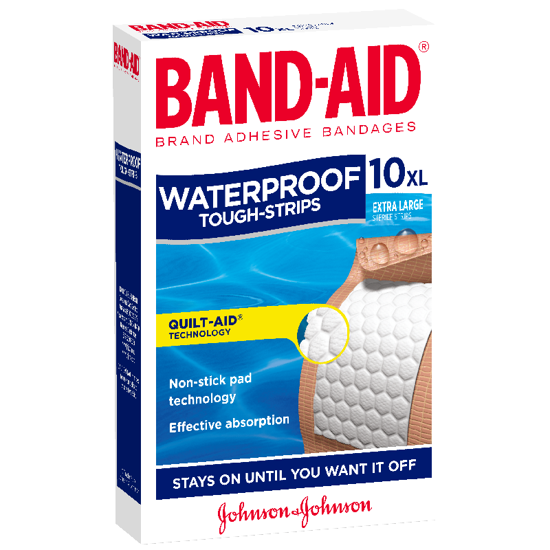 Band-aid Tough Strips Bandages XL- 10s