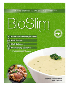 BioSlim VLCD Soup Creamy Chicken - 7x55g DATED STOCK