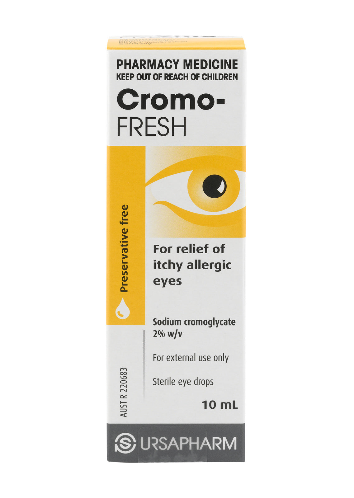 Cromo-Fresh Eye Drops 20mg/ml - 10ml