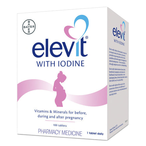 Elevit Iodine Pregnancy Supplement - 100 tabs