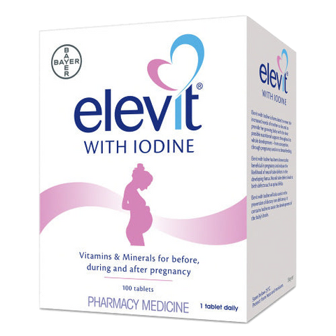 Elevit Iodine Pregnancy Supplement - 100 tabs