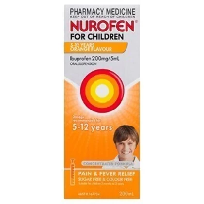 Nurofen Child 5-12 Years Orng 200ml