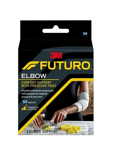Futuro Comfort Elbow Support with Pressure Pads - M