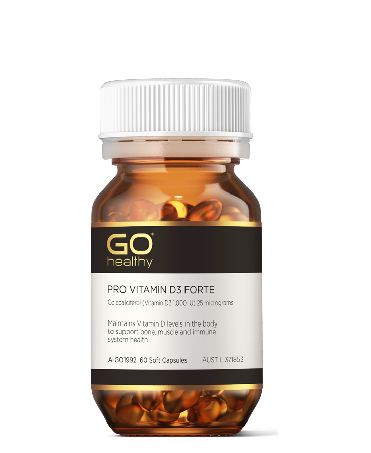 Go Healthy Pro Vitamin D3 Forte - 60 caps