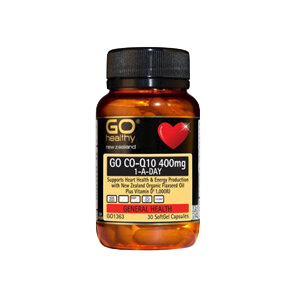 Go Healthy GO Co-Q10 400mg 1-A-Day - 30 Capsules