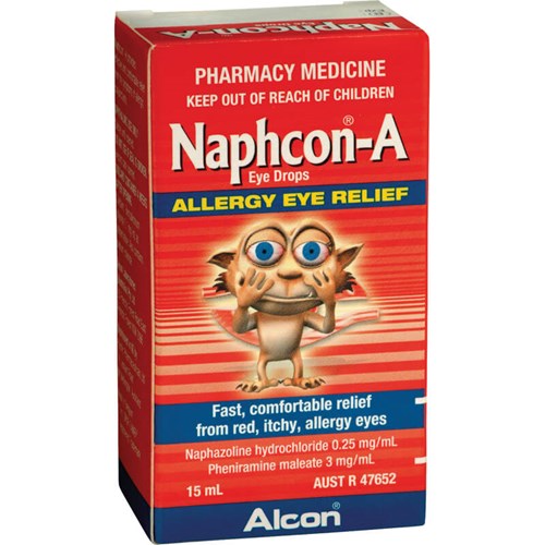 Naphcon A Allergy Eye Relief Drops - 15ml