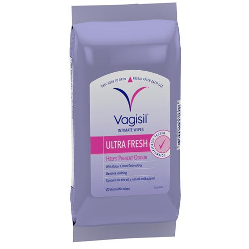 Vagisil Pouch Wipes 20pk