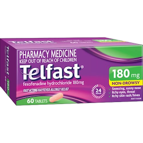 TELFAST Tablets 180mg 60s