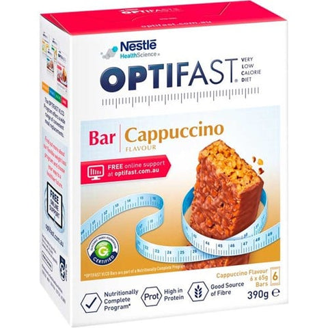 OPTIFAST VLCD Bars Cappuccino 6x65g