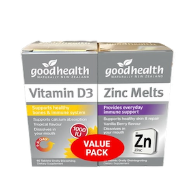 GHP Zinc Melts+ Vit. D3 Promo Pk 60s