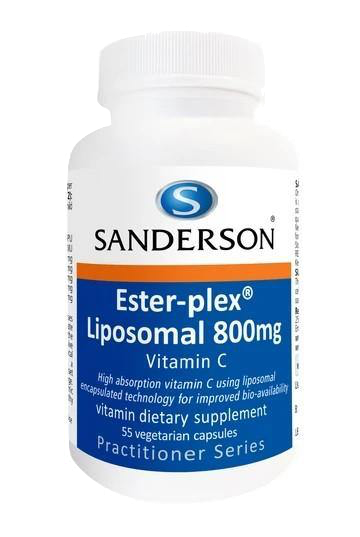 Sanderson Ester-plex Liposomal 800mg Vitamin C 55 Capsules