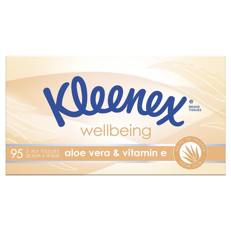 Kleenex Facial Tissues Extra Care Aloe Vera - 95s