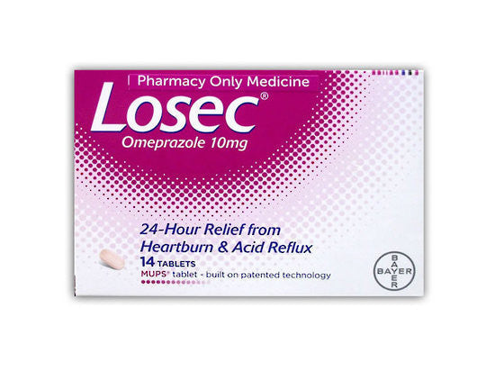 Omeprazole Losec 10mg - 14tabs