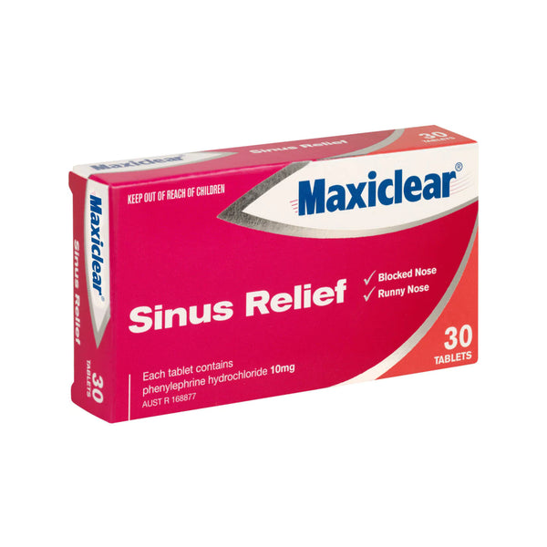 Maxiclear Sinus Relief - 30tabs