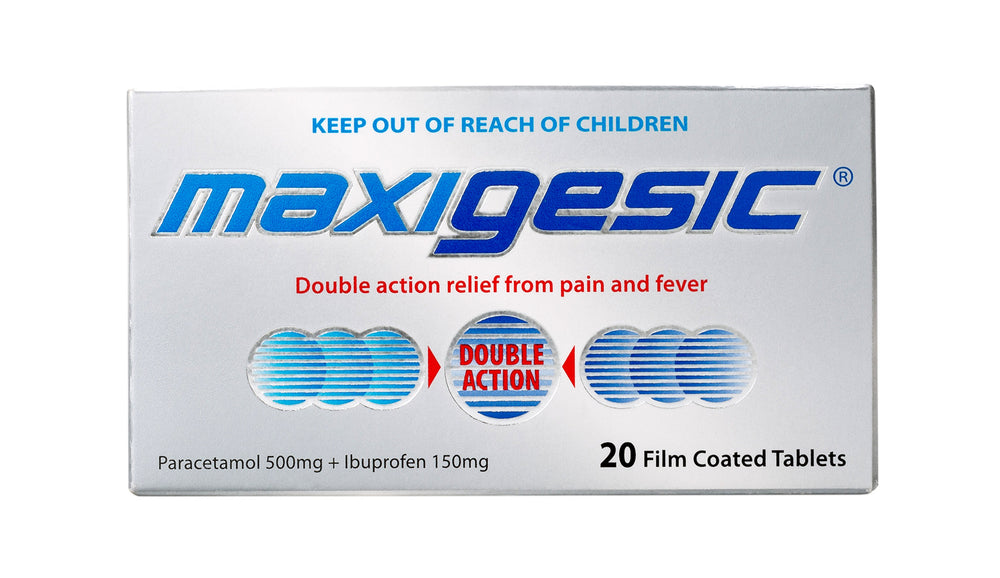 Maxigesic Double Action Pain Relief - 50tabs