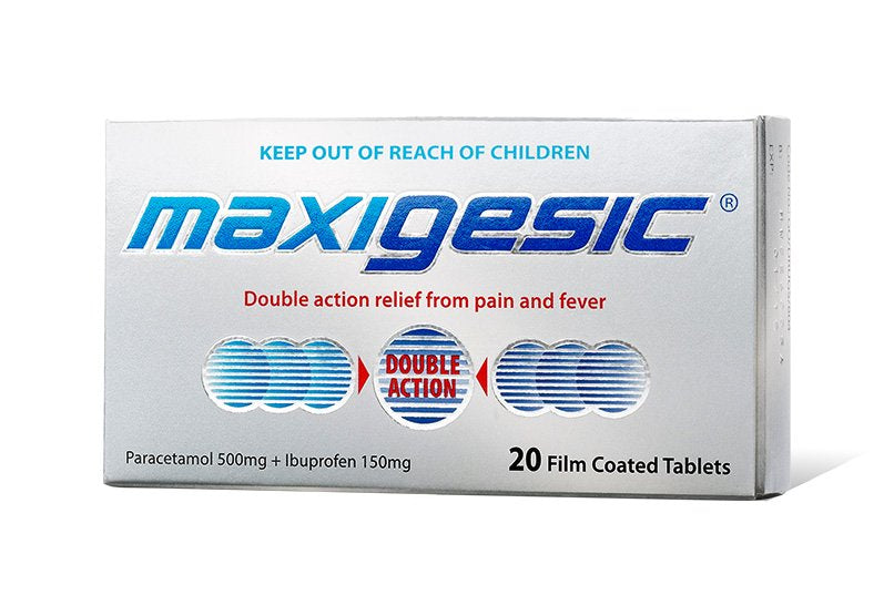 Maxigesic Double Action Pain Relief - 20tabs
