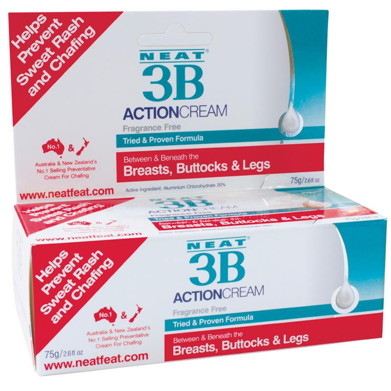 Neat 3B Action Cream Sweat Rash and Chafing Cream - 75g